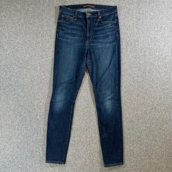 Joe's Jeans Denim - Joes Jeans Clementine High Rise Skinny Ankle Dark Wash Denim Blue Pants Size 28